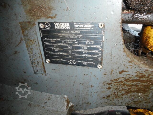 μίνι εκσκαφέας Wacker Neuson EC 80 mit POWERTILT