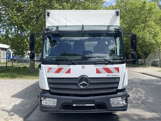 Transportador con plataforma y toldo mercedes-benz ATEGO 824 1.HAND*KLIMA*WEBASTO*NAVI*TOP*