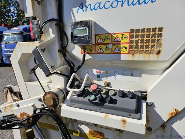 Hulladékszállító teherautó SCANIA P280DB4X2MLB Anaconda Twin 12.8cubic