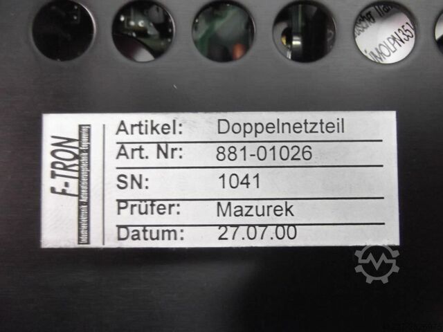 Dubbele voeding F-Tron 2498219.1