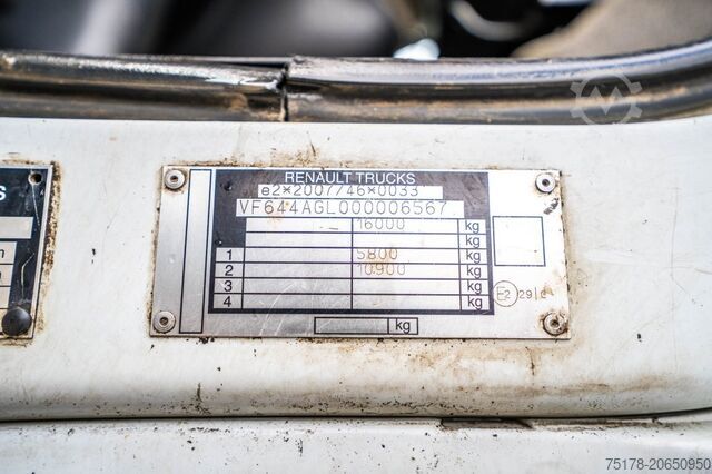 Kuffert RENAULT MIDLUM 220 (16T)+ DHOLLANDIA 2T.