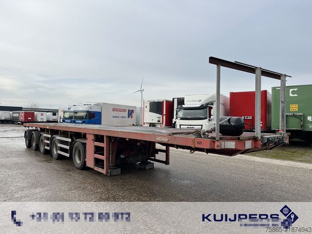 Platform aanhanger Nooteboom OVB-90-05 / 5 axle 12 Ton Hydraulic / BPW Drum ...
