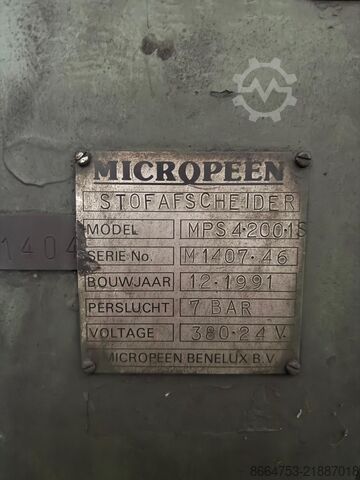 Pískovací jednotka MICROPEEN BENELUX B.V. MPS 4-200-1S