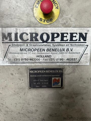 Pískovací jednotka MICROPEEN BENELUX B.V. MPS 4-200-1S