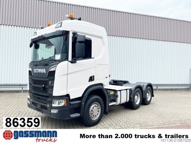 Standardowy ciągnik siodłowy Scania R 580 6x4, V8-Motor, Kipphydraulik, Retarder, 66t