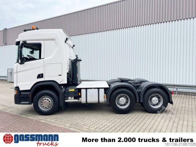 Standardowy ciągnik siodłowy Scania R 580 6x4, V8-Motor, Kipphydraulik, Retarder, 66t