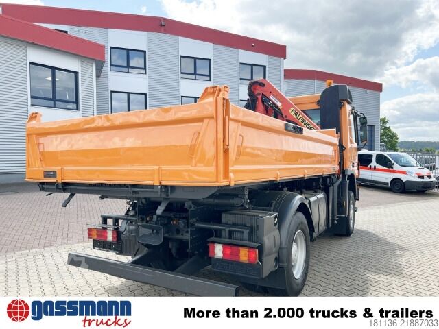 Kipper LKW Mercedes-Benz Actros 1832 AK 4x4, Winterdienstaustattung, Kran