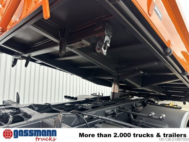 Camion benne Mercedes-Benz Actros 1832 AK 4x4, Winterdienstaustattung, Kran