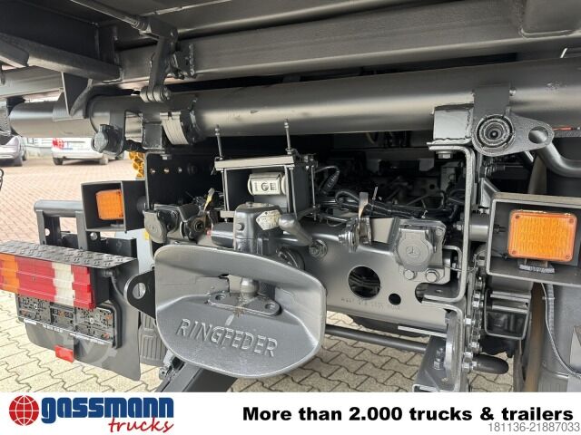 Camion benne Mercedes-Benz Actros 1832 AK 4x4, Winterdienstaustattung, Kran