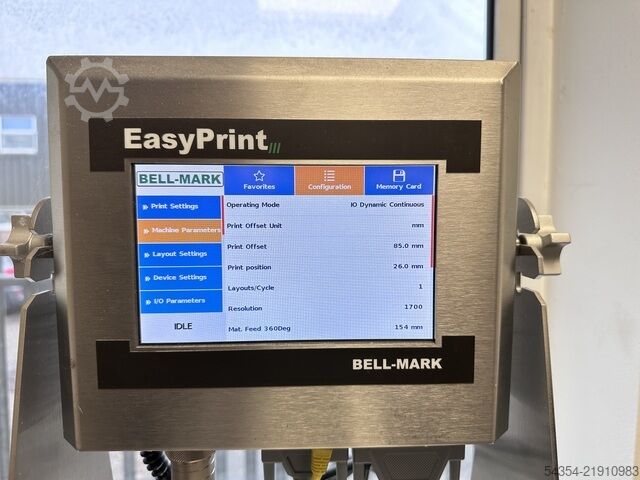 Stampante per buste RF Bell-Mark Thermal Printer