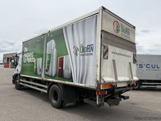 Vrachtwagen met bakwagen IVECO STRALIS AD,KOFFER MIT SCHIEBETüR, LBW AUTOMATIK, E5
