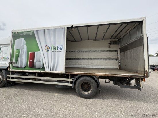 Vrachtwagen met bakwagen IVECO STRALIS AD,KOFFER MIT SCHIEBETüR, LBW AUTOMATIK, E5