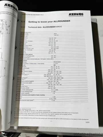 Spuitgietmachine Arburg 470 C 1500-400