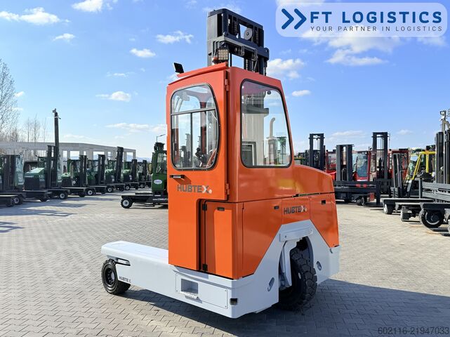 Carretilla retráctil de 4 vías Hubtex DQ45G DUPLEX 5000 FORK-POSITIONER CABIN