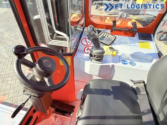 Carretilla retráctil de 4 vías Hubtex DQ45G DUPLEX 5000 FORK-POSITIONER CABIN