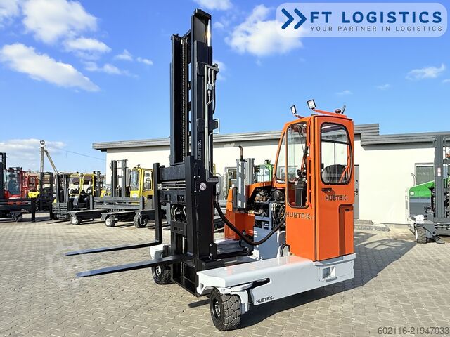 Carretilla retráctil de 4 vías Hubtex DQ45G DUPLEX 5000 FORK-POSITIONER CABIN