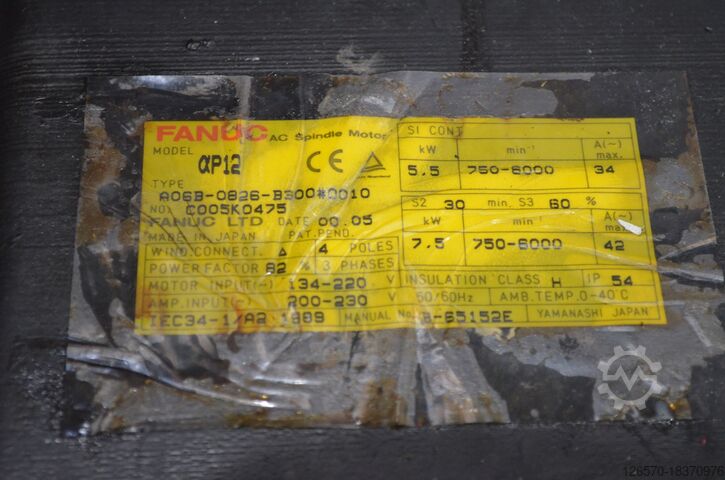 Moteur servo FANUC FANUC A06B-0826-B300