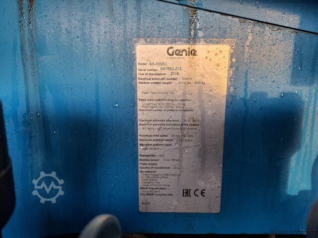 Telescopic work platform Genie SX-105 XC | 2018