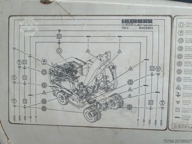 Mobile excavator LIEBHERR 902 Litronic