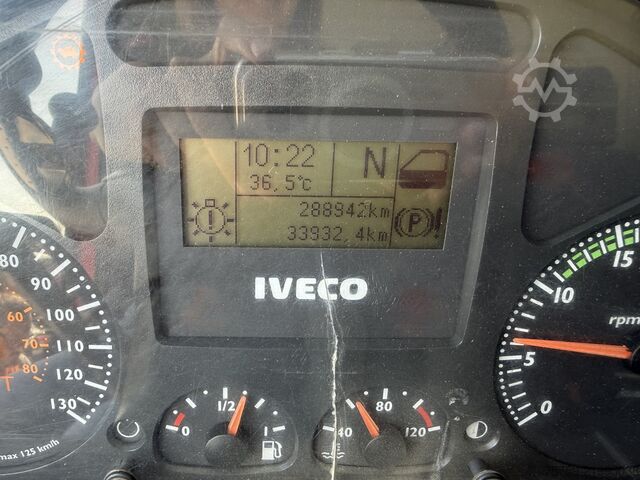 Camião basculante Iveco Eurocargo 180E28 Kipper Kran FASSI