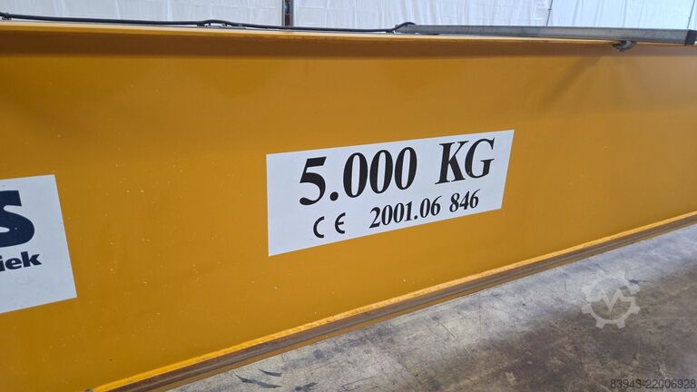 Gru a ponte Verlinde 5.000 KG x 20,000 mm
