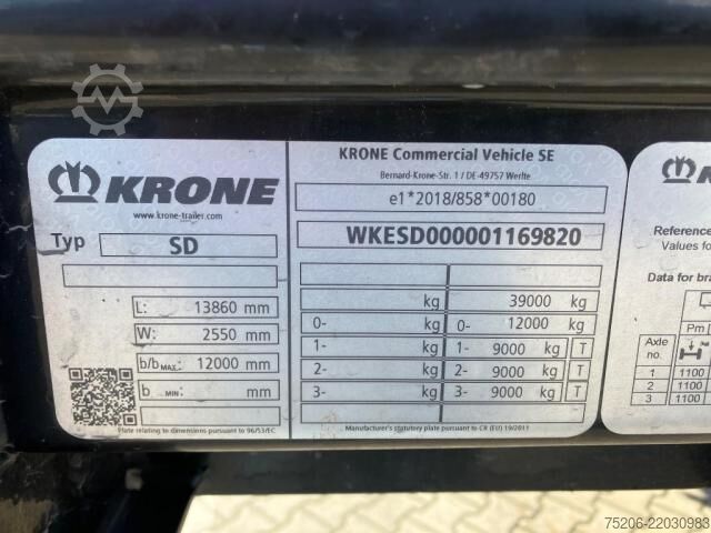 Naczepa Krone G50 Mega