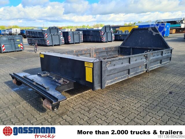 Afzetcontainer Abrollcontainer mit Kran, Fassi F120B.2.24, Funk