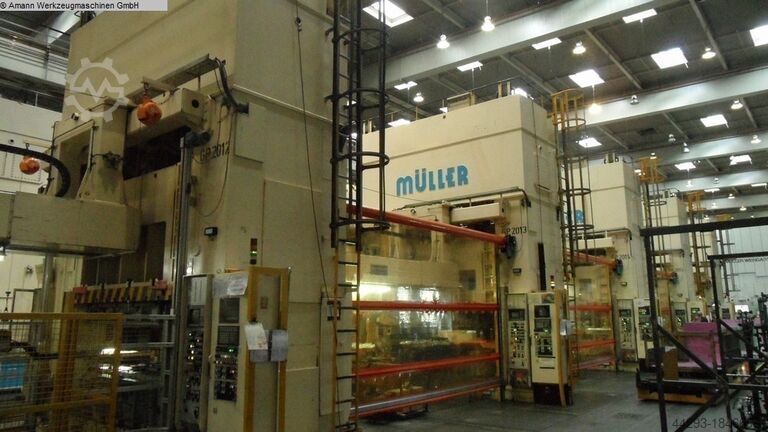 Prensa de estiragem de coluna dupla - Hidráulica MÜLLER ZE 800-31.1.5