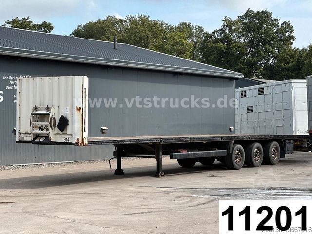 Naczepa z podestem roboczym KRONE SD Plateu Auflieger Strohauflieger BPW