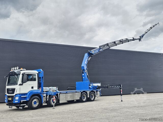 Vrachtwagen met kraan MAN TGS 35.440 8x4 BB / HMF 60 tm + JIB / CRANE / KRAN
