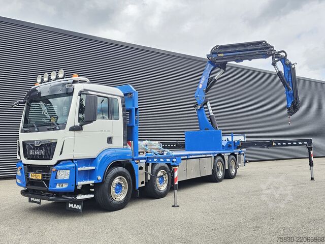 Vrachtwagen met kraan MAN TGS 35.440 8x4 BB / HMF 60 tm + JIB / CRANE / KRAN
