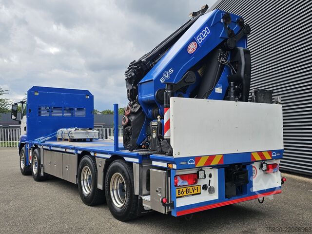 Vrachtwagen met kraan MAN TGS 35.440 8x4 BB / HMF 60 tm + JIB / CRANE / KRAN
