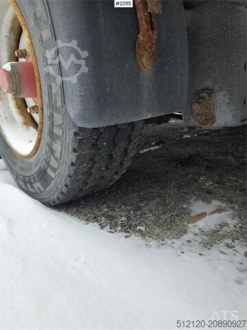 Plataforma remolque Krukenmeier single-axle flatbed trailer with side