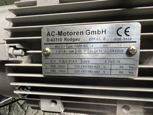 Hydraulikaggregat AC-MOTOREN FBPA 90L-4 + 14l Behälter