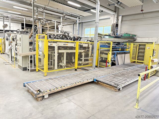 Línea completa de fabricación para somieres de láminas Weinig Raimann Linde Koch Panhans Grecon Hydromat KR KS OPTICUT E14 E16 CNC