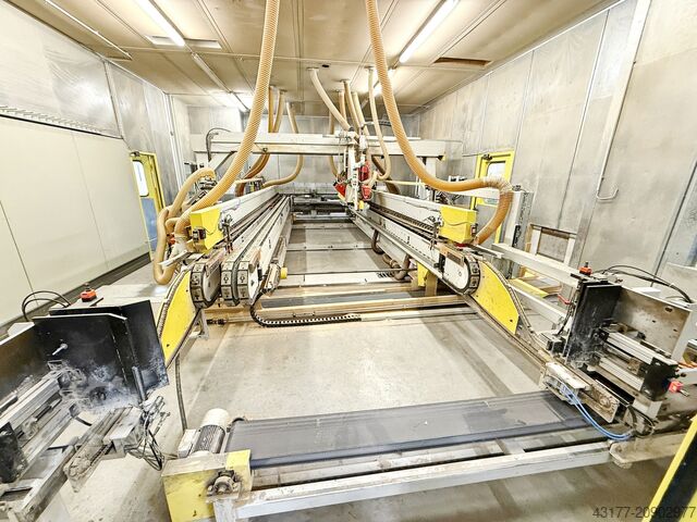 Línea completa de fabricación para somieres de láminas Weinig Raimann Linde Koch Panhans Grecon Hydromat KR KS OPTICUT E14 E16 CNC