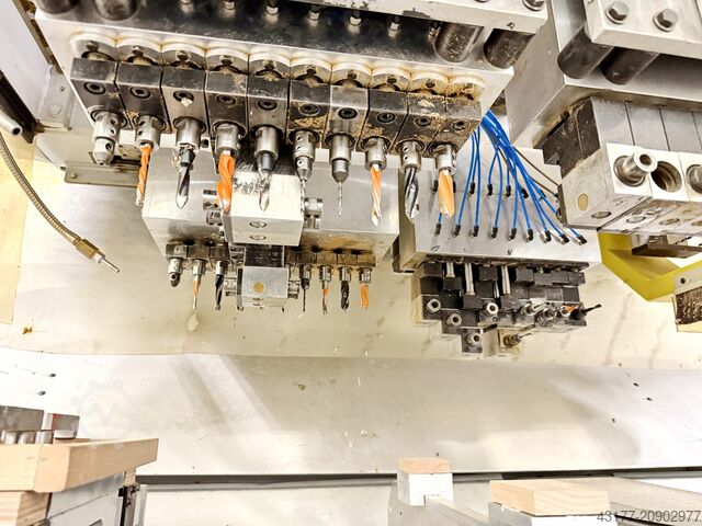 Línea completa de fabricación para somieres de láminas Weinig Raimann Linde Koch Panhans Grecon Hydromat KR KS OPTICUT E14 E16 CNC