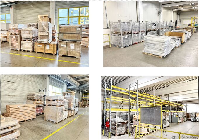 Línea completa de fabricación para somieres de láminas Weinig Raimann Linde Koch Panhans Grecon Hydromat KR KS OPTICUT E14 E16 CNC