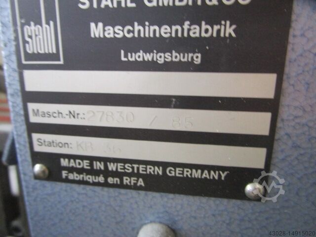 Vouwmachine STAHL T36-4 / KB-F (BEIPACKZETTEL FÜR MED.)