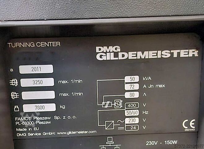 Tour CNC DMG CTX 510 Eco