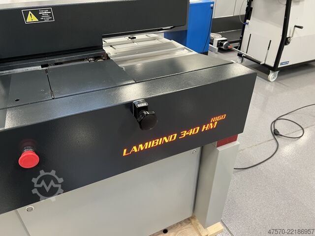 Mükemmel ciltleme makinesi Rigo Lamibind 340 HM Perfect Binder