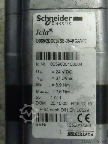 Servo motor Schneider D065/2DC02/SS-054RCAN00