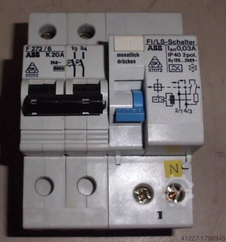 Wyłącznik różnicowoprądowy / wyłącznik różnicowy ABB multi-STOTZ F272/6