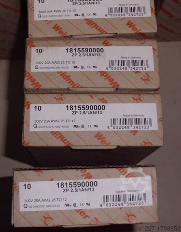 Terminales 1240 piezas Weidmüller Verschiedene Typen