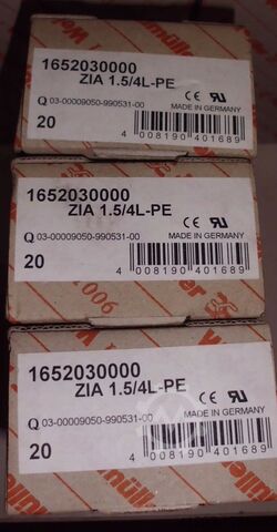 Abrazaderas, 1240 unidades Weidmüller Verschiedene Typen