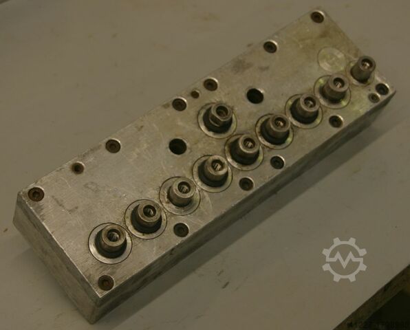 Multi-spindle head 10 drill bits Nottmeyer 32 Lochabstand