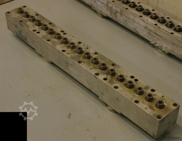 Multi-spindle head 19 drill bits Nottmeyer 32 Lochabstand