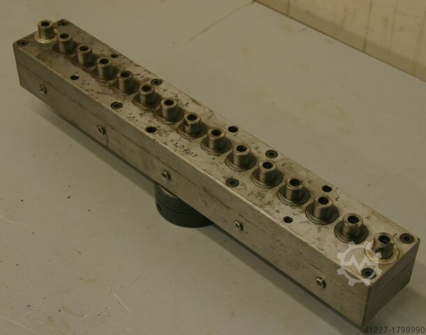 Multi-spindle head 15 drill bits Nottmeyer 32 Lochabstand