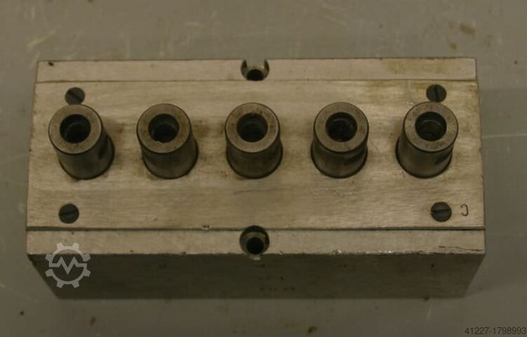 Multi-spindle head 5 drills Nottmeyer 32 Lochabstand