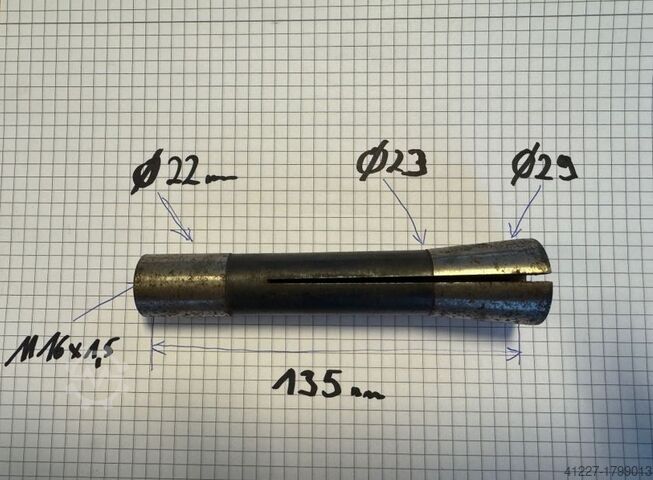 Spännhylsor, 11 stycken Stahl Ø 5-16 mm